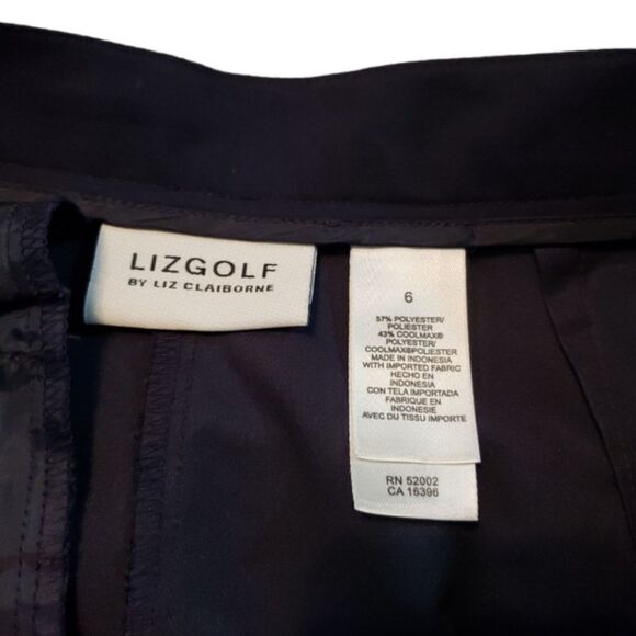 Liz Golf Shorts Size 6 By Liz Claiborne Casual Bermuda Golfing Shorts Golfer - Picture 3 of 4